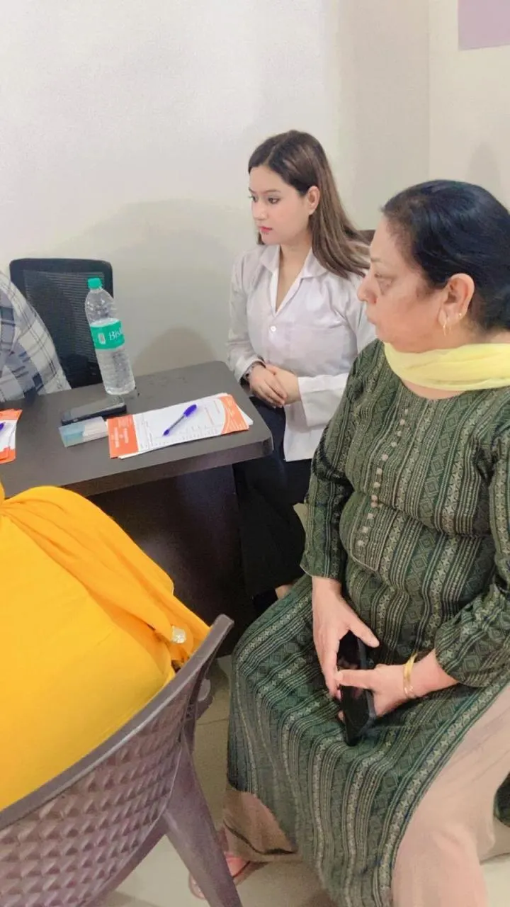 Doctor consulting with a patient